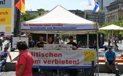 Kundgebung der »Bürgerbewegung Pax Europa« in Frankfurt