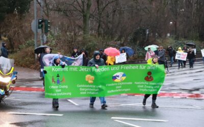 Demo der rechten Verschwörungs­szene in Frankfurt