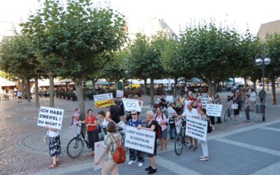 Montagsdemonstration der rechten verschwörungsideologischen Szene