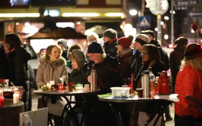 Kundgebung von »Die Basis« zum Advent in Frankfurt Bornheim