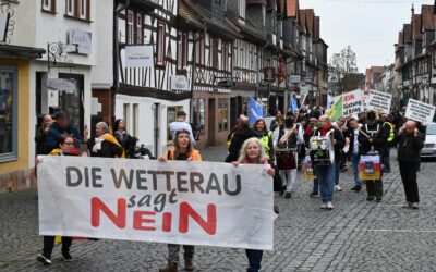 Rechte Demonstration in Büdingen