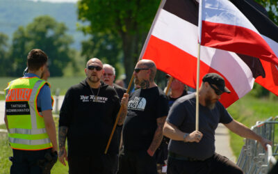 Geschichts­revisionistische Neonazi-Kund­gebung in Bretzen­heim