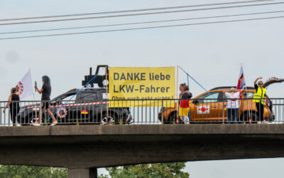 Nationalistische Protestaktion in Büttelborn