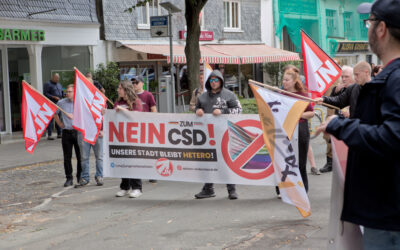 Neonazi-Kundgebung gegen den CSD in Friedberg