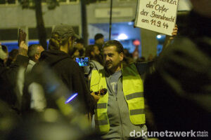 Anmelder Thomas Bernt wird von Paul Hildebrand gefilmt