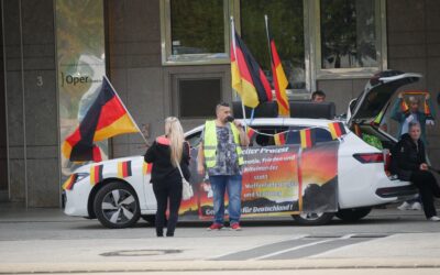 Rechte Demonstration in Frankfurt