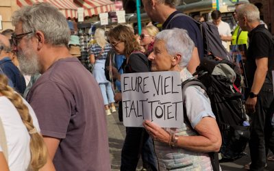 Rassistische Demonstration in Frankfurt